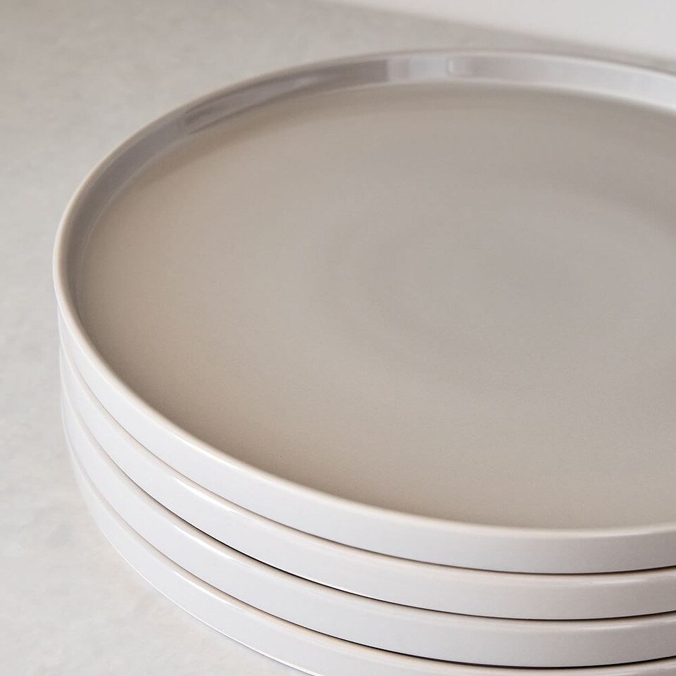 StraightSided Stoneware Dinner Plates West Elm Australia